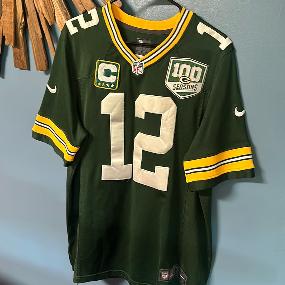 NFL Nike Green Bay Packers Official Jersey “Rodger’s”  Large